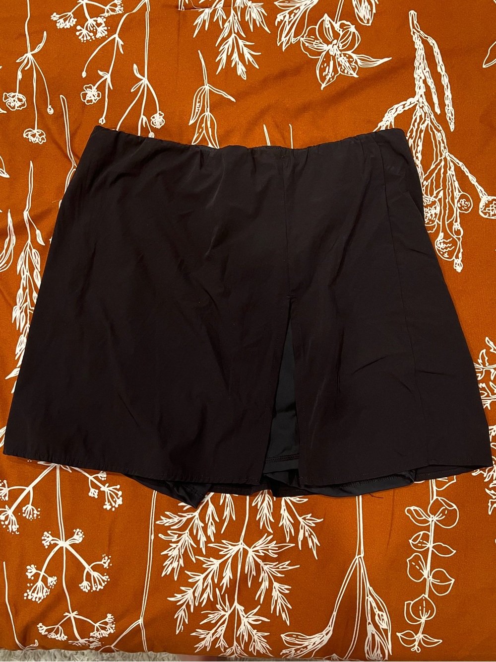 Senita Athletics Black Active Skort with Built-In Shorts